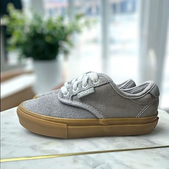 VANS Kids Pro Chima Ferguson Gum Sole Sneakers Shoes Grey Size 13 - Picture 7 of 16
